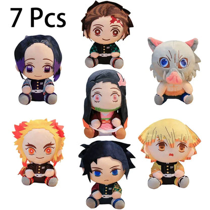 Demon Slayer Plush Dolls – 20cm Kimetsu No Yaiba Stuffed Figures