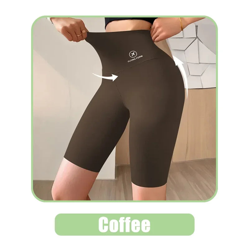High Waist Biker Shorts for Women – Push Up Gym Cycling Yoga Leggings