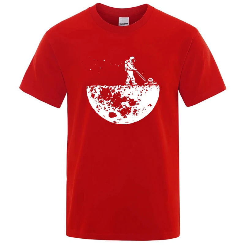 Lunar Cleaner Graphic T Shirt Funny Cotton Blend Tee