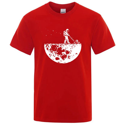 Lunar Cleaner Graphic T Shirt Funny Cotton Blend Tee