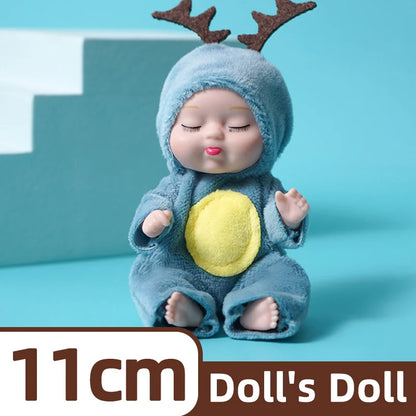 Mini Reborn Baby Dolls in Animal Costumes – Cute Collectible Set