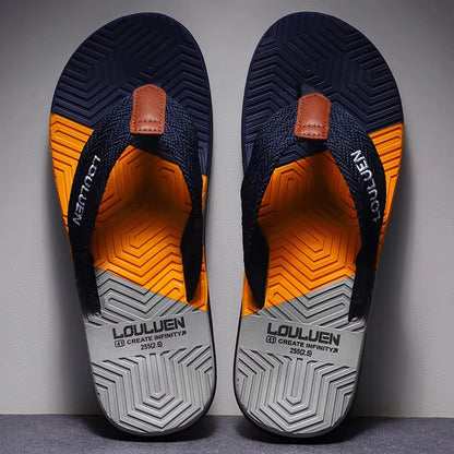Men Flip Flops Summer Beach Breathable Casual Slippers Outdoor