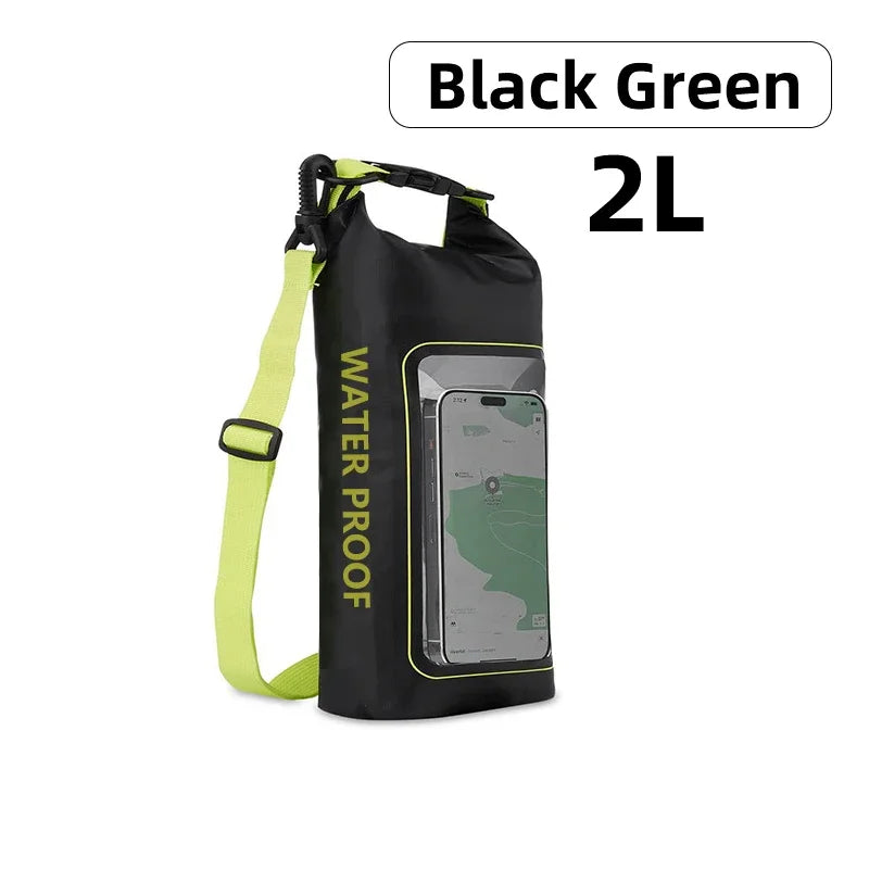 Waterproof Dry Bag with Touch Screen Window – 2L & 5L