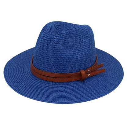 Panama Straw Sun Hat – Unisex Wide Brim Beach & Summer Hat