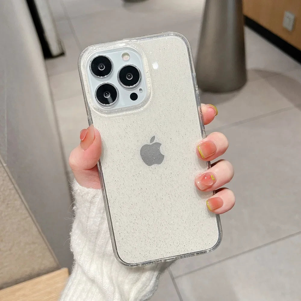 Glitter Bumper Bling Clear iPhone Case