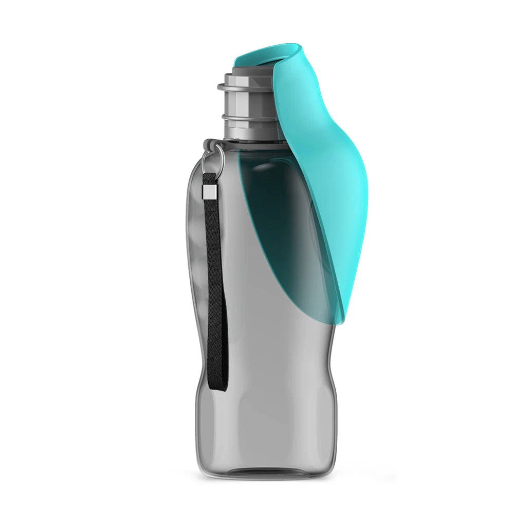 Portable Dog Water Bottle with Foldable Drinking Bowl
