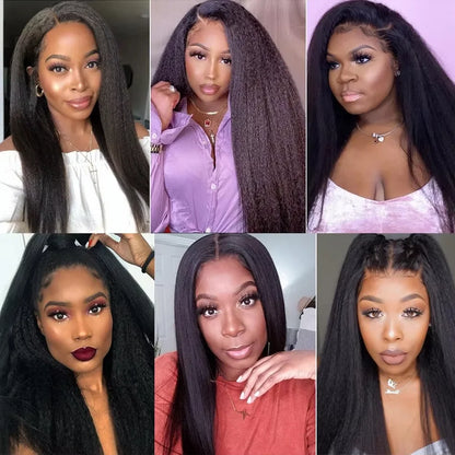 Kinky Straight Peruvian Raw Virgin Human Hair Bundles Weave Sew Bundle Remy Extension 3 4 Coarse