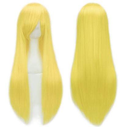 32 Inch Long Straight Synthetic Wig – Cosplay & Party, 36 Colors
