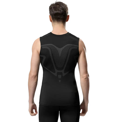 Men's Compression Sleeveless Gym Tank Top Quick Dry