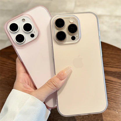 Soft Matte Candy Transparent Phone Case Iphone 16 15 14 Pro Max Plus 13 12 11 Xr Xs Xsmax 8