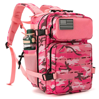 25L Tactical MOLLE Backpack – Hiking, Gym & Outdoor Rucksack