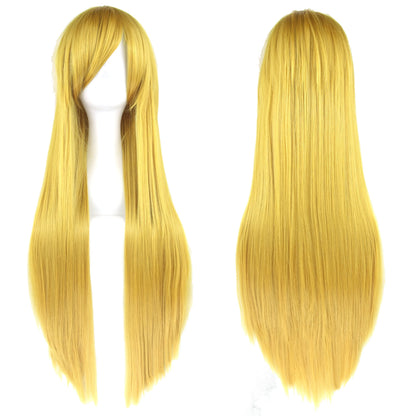 32 Inch Long Straight Synthetic Wig – Cosplay & Party, 36 Colors