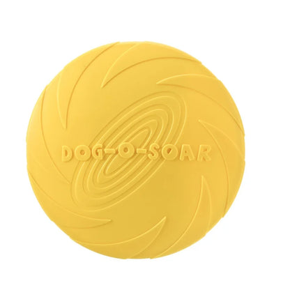 Silicone Dog Frisbee Chew-Resistant Flying Disc Toy