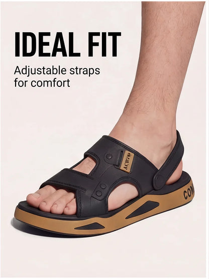 Men's Sport Sandals EVA Platform Adjustable Strap Slides