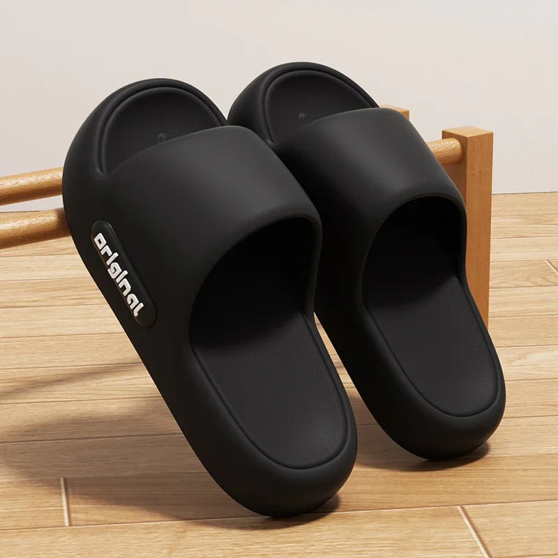Women's Thick Platform EVA Slide Slippers – Non-Slip Cushioned Sandals
