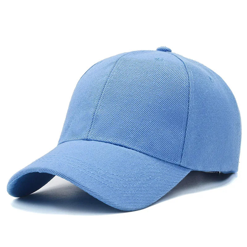 Plain Baseball Cap – Unisex Adjustable Snapback Dad Hat
