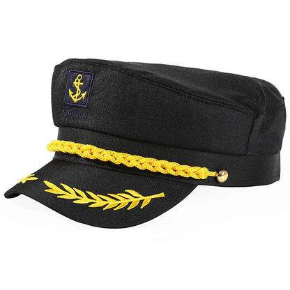 Captain Hat – Adjustable Sailor Yacht Cap for Men & Women