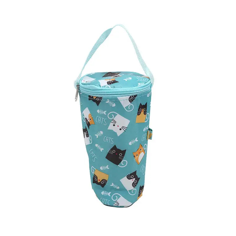 Insulated Cup Carrier Tote Bag – Portable Drink Holder with Handle