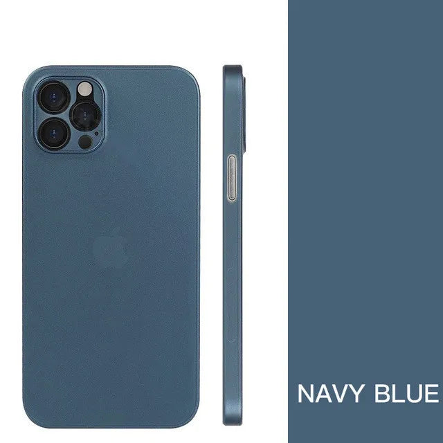 0 2mm Ultra Thin Matte Pp Case Iphone 11 12 13 14 15 Pro X Xr Xs Max Mini 7 8 Plus Se 2020 Clear