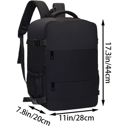 Multi-Pocket Lightweight Backpack with Adjustable Straps