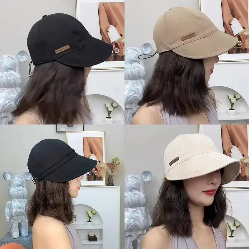 Women's Foldable Sun Hat – UV Protection Beach & Outdoor Fisherman Cap
