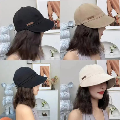 Women's Foldable Sun Hat – UV Protection Beach & Outdoor Fisherman Cap