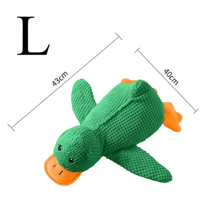 Plush Squeaky Dog Toy – Bite-Resistant Animal Chew Toy for Dogs