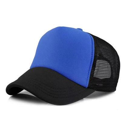 Custom Logo Mesh Trucker Hat – 5-Panel Snapback Baseball Cap for Men & Women
