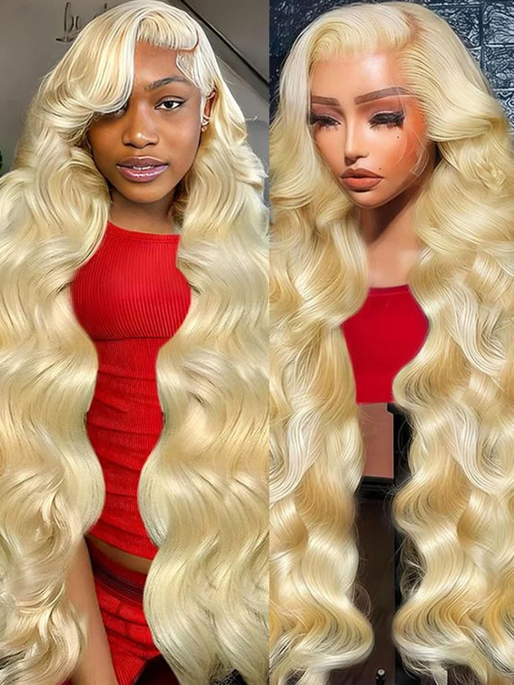 613 HD Lace Frontal Wig – Body Wave Blonde Human Hair 13x4 & 13x6