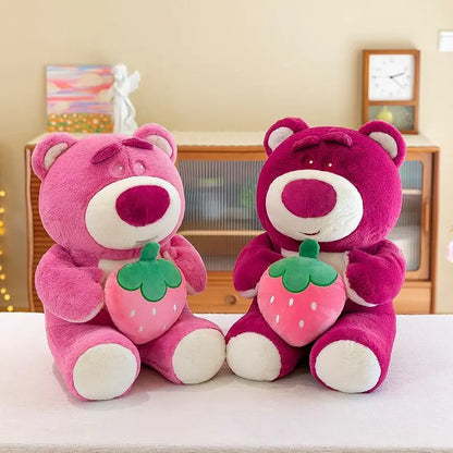 Strawberry Bear Plush Toy - Cute Cuddly Stuffed Animal