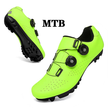 MTB Cycling Shoes Men – Dual Dial Road & Mountain Bike Sneakers