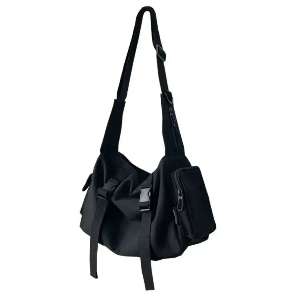 Canvas Crossbody Shoulder Bag – Large Capacity Casual Messenger