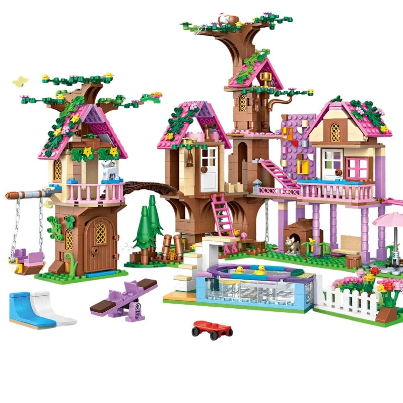Frozen Princess Ice Castle Building Blocks Set – Girls Toy Gift