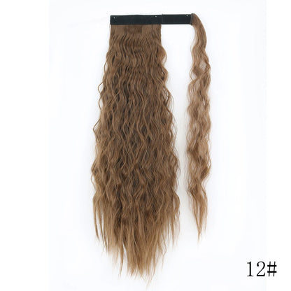 Wrap Around Ponytail Extension – Long Straight Synthetic Clip-In
