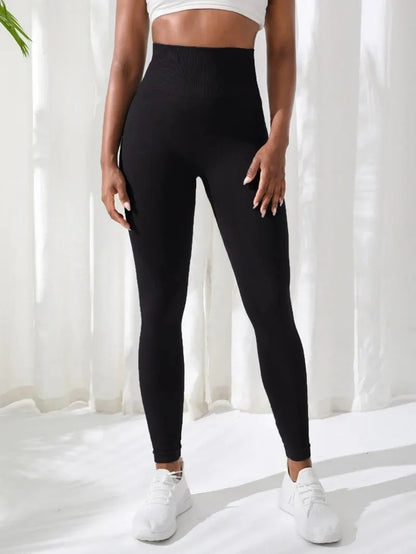 Seamless Yoga Leggings for Women – High Waist Gym Fitness Pants