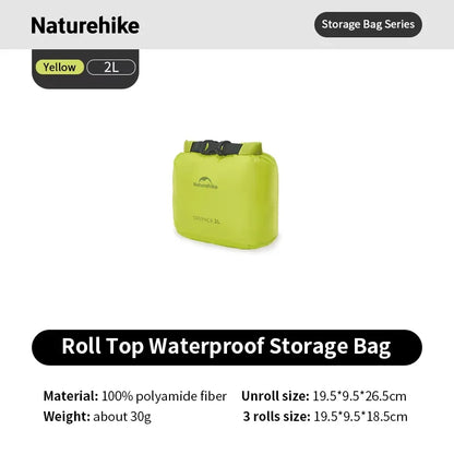 Naturehike Waterproof Dry Bag – Lightweight Roll Top Storage Sack
