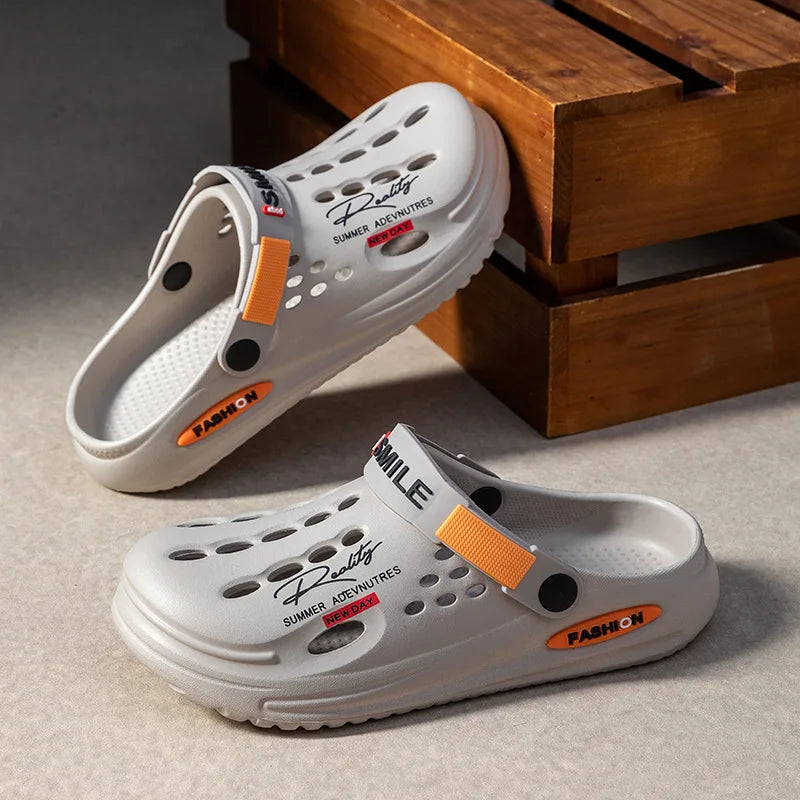 Men's EVA Clog Sandals Breathable Soft Sole Anti-Slip Beach Outdoor