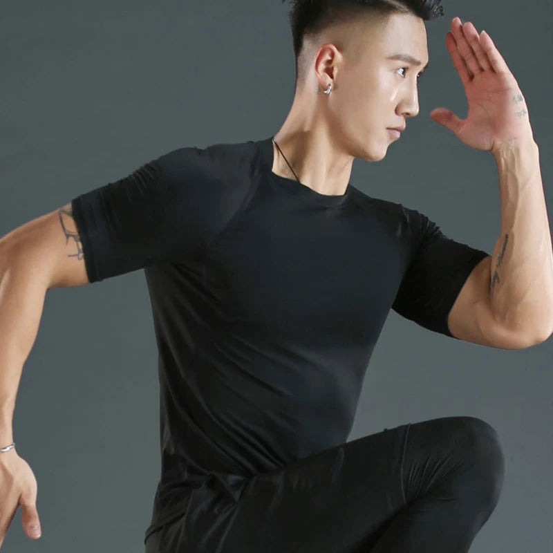 Men's Compression T-Shirts 2-Pack Quick Dry Sport Tops
