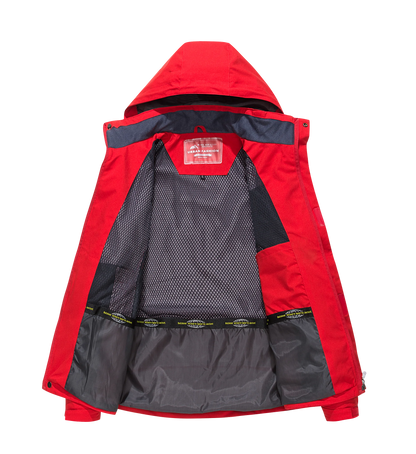 Men's Waterproof Hiking Jacket Plus Size Windbreaker