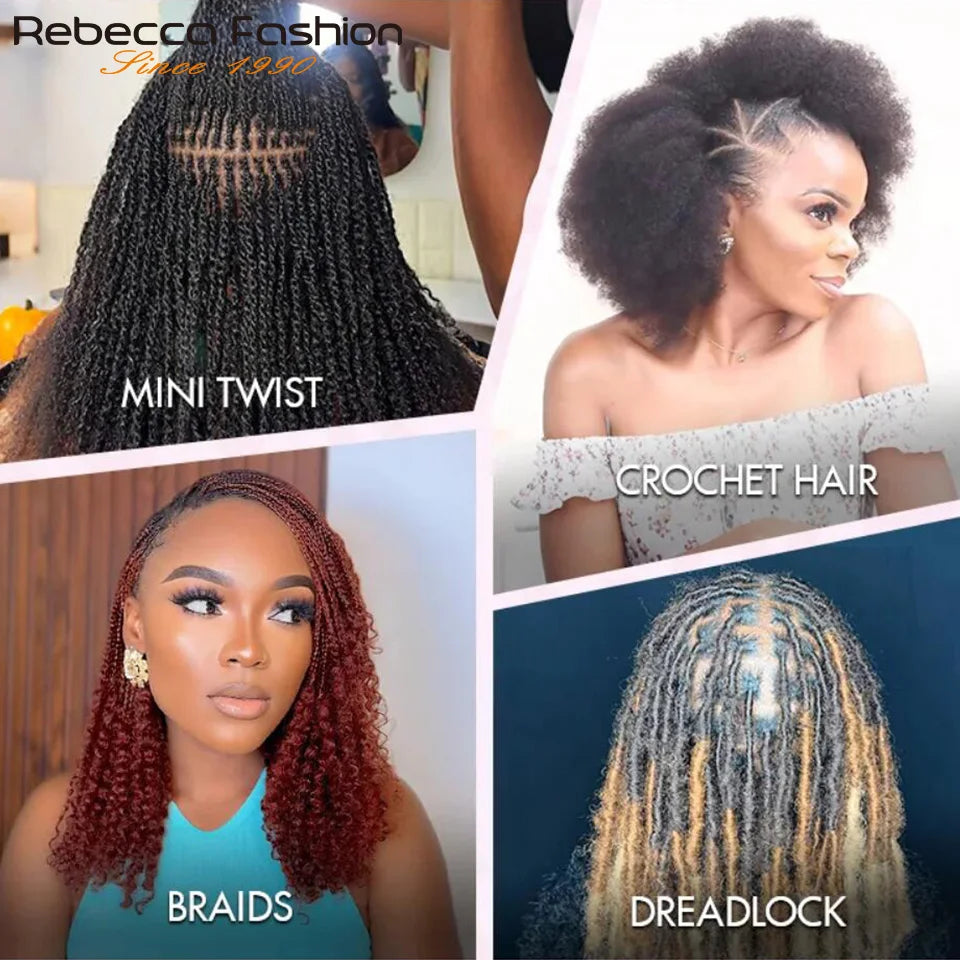 Afro Kinky Curly Bulk Human Hair Braiding Qvr Remy No Attachment - Soft