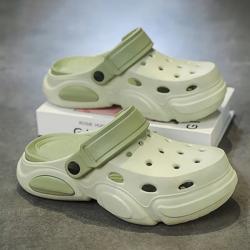 Men's EVA Clog Sandals – Chunky Platform & Adjustable Strap