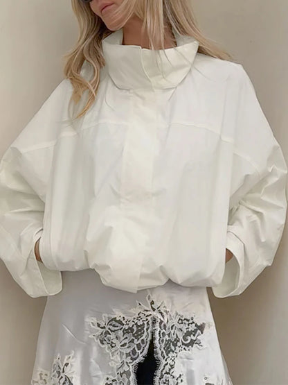 Women's Hooded Windbreaker Jacket – Windproof Outdoor Sport Coat