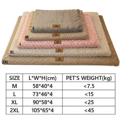 Orthopedic Dog Crate Mat – Washable Faux Fur Pet Bed Pad