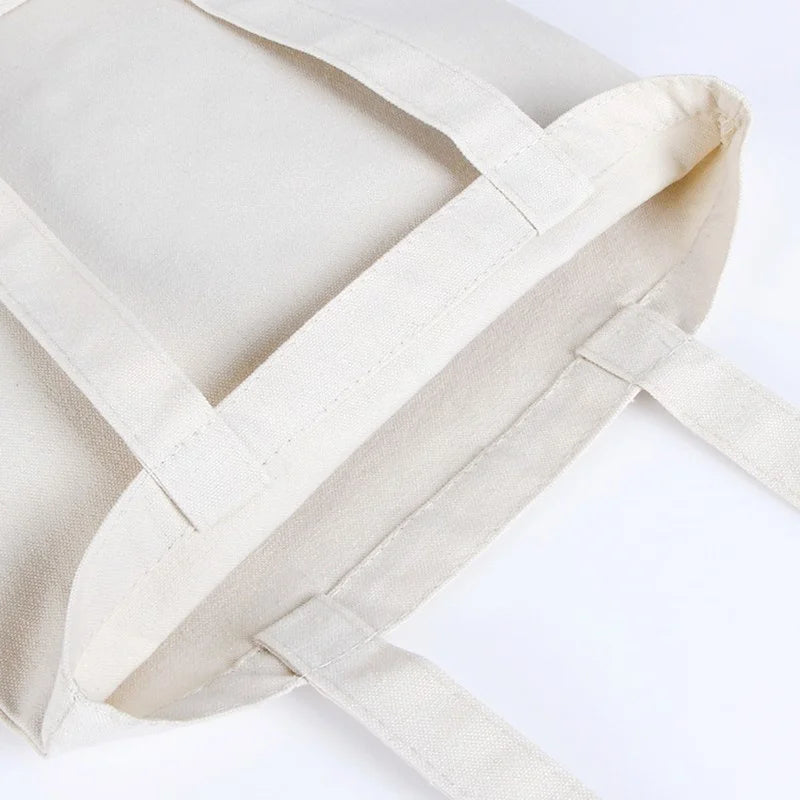 Canvas Tote Bag – Large Capacity Eco-Friendly Reusable Cotton Shoulder Bag