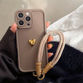 3D Golden Love Heart iPhone Case