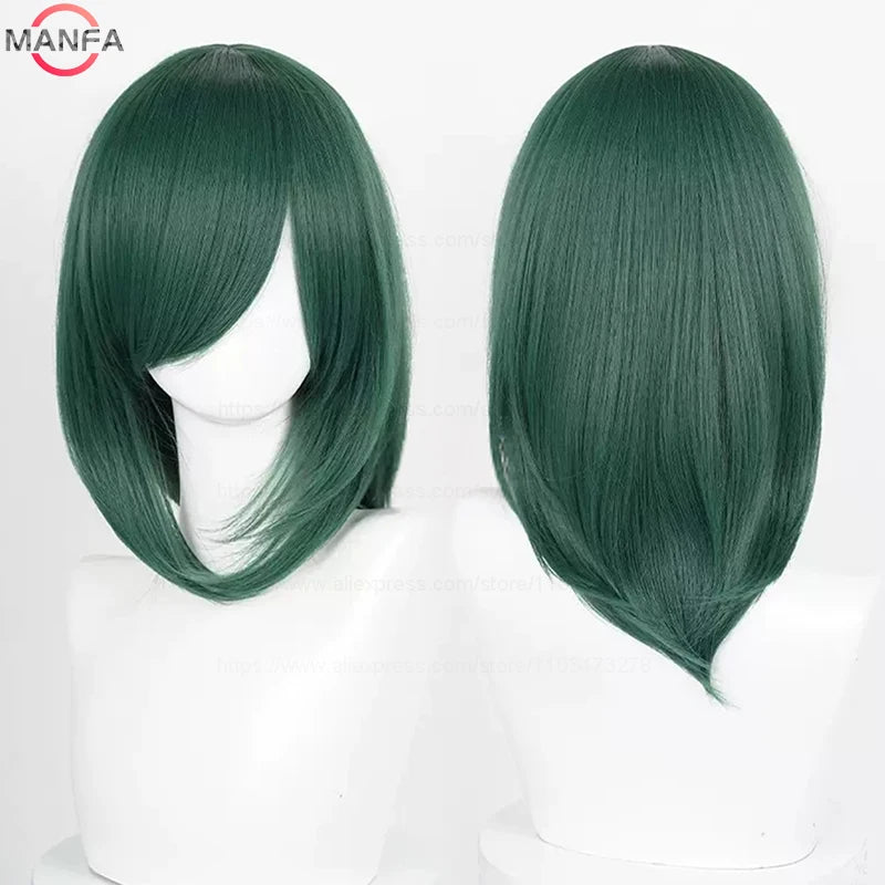 Anime Cosplay Wig - 40cm Medium Straight Wig with Bangs