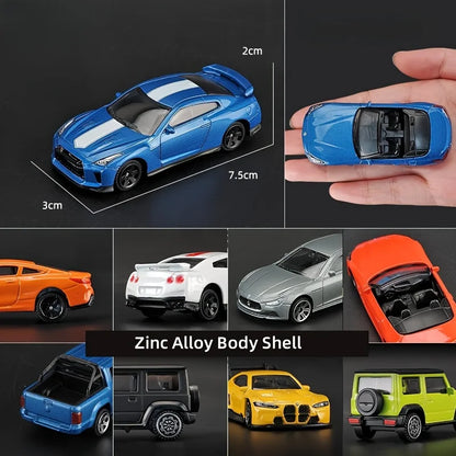 1:64 Die-Cast Toy Car Model Collection – Lamborghini, Porsche, BMW, Audi & More