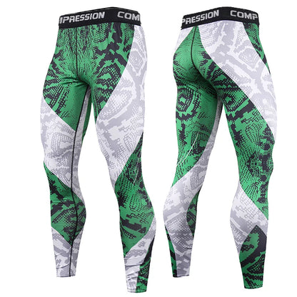 Men's Compression Leggings – Gym Training Tights & Sports Pants