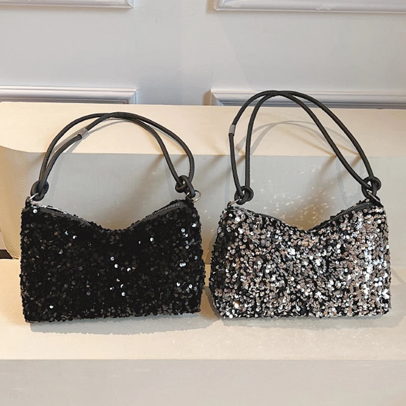 Sequin Underarm Bag – Trendy Mini Shoulder Bag for Women