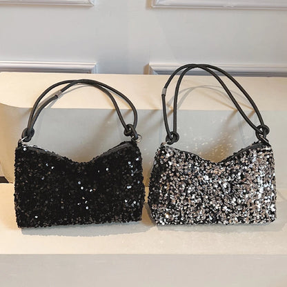 Sequin Underarm Bag – Trendy Mini Shoulder Bag for Women